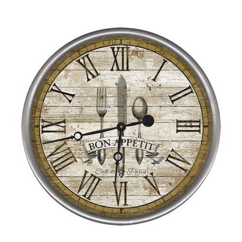 Wayfair Kitchen Clocks   Kitchen Wood Wall Clock 